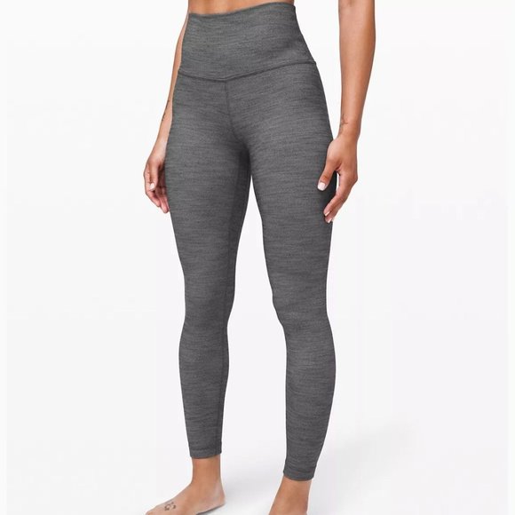 lululemon athletica, Pants & Jumpsuits, Lululemon Full Length Grey And  Black Printed Leggings Size 4